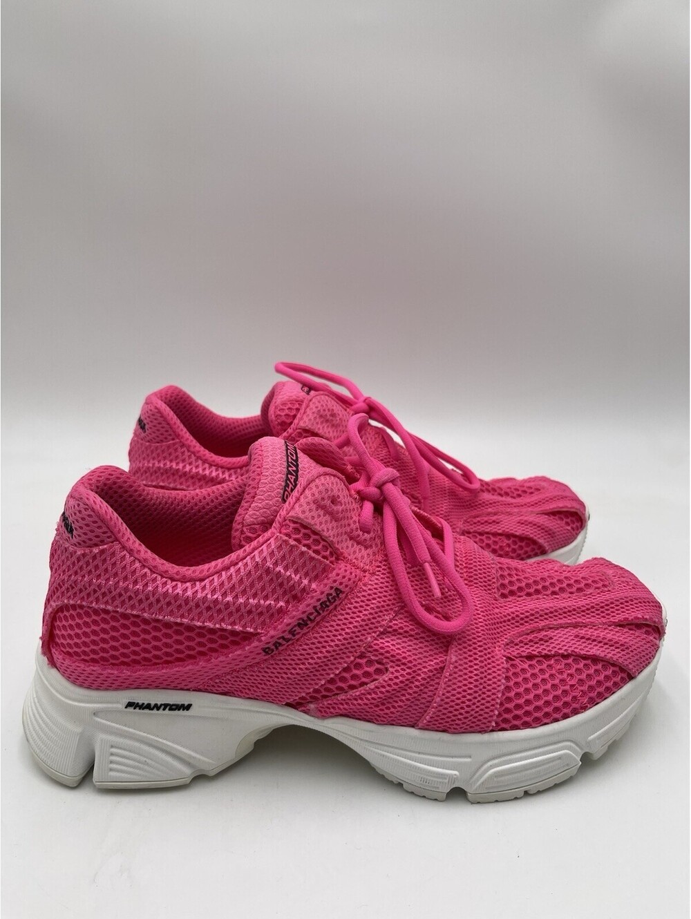 Women’s Balenciaga Phantom sneakers Low Top Lace Up in the 'Pink Fluo' Size 40